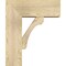Ekena Millwork Legacy Block Rough Sawn Bracket w/ Offset Brace, Douglas Fir, 8"W x 20"D x 24"H BKT0806X20X24LEC05RDF - alternate 4